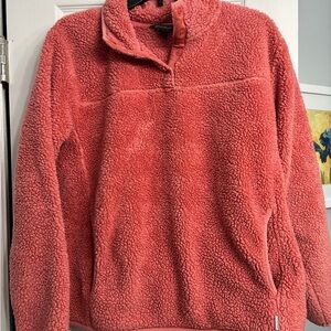 Eddie Bauer Women's Pink Fleece Pullover